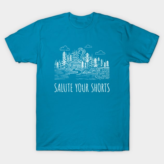 Salute Your Shorts Camp Illustration Salute Your Shorts T
